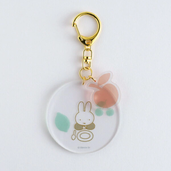 Miffy｜Acrylic Keychain 2 Charm｜Φ65mm approx.