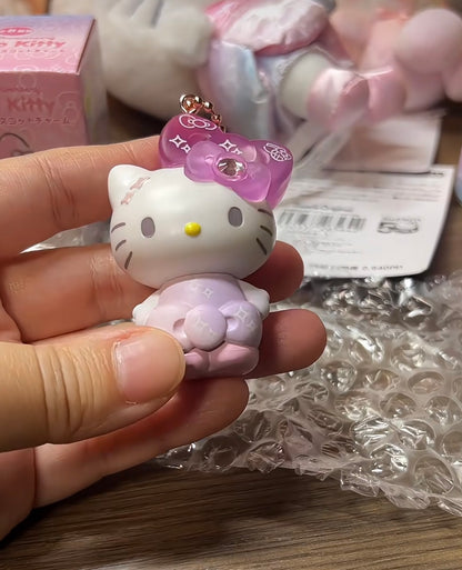 HelloKitty凯蒂猫｜Birthday 50th The Fashionable Ribbons Sanrio Blindbag 50周年生日限定彩虹水钻蝴蝶结吊饰挂件盲盒/全8种｜1枚入
