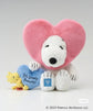 Snoopy｜阪急极少量限定/软乎乎粉爱心史努比➕蓝爱心小黄鸟组合公仔/玩偶/爱心头套可取下/细节满分