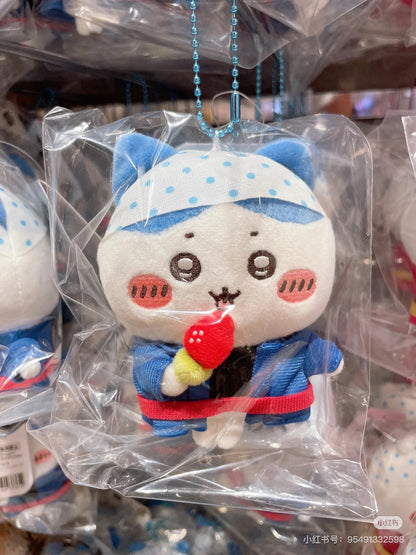 chiikawa｜Kawagoe rickshaw driver Mascot Holder /Plush Keychain｜H105 x W80 x D65mm approx.