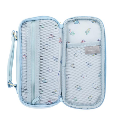 Nintendo｜Super Mario Brothers Round Zipper Pen Pouch Pencil Case｜200×120×50mm approx.