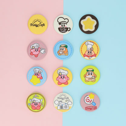 Kirby｜Embroidered Badge Collection Vol.01 Kirby Café Limited Edition星之卡比咖啡厅限定刺绣徽章/吧唧盲盒/全12种｜1枚入