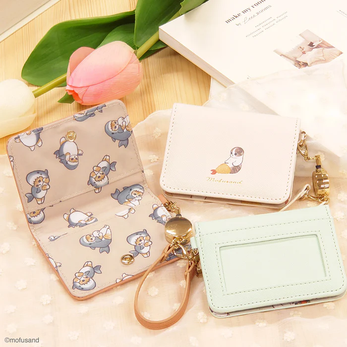 Mofusand｜Fruit Bi-fold Pass Case｜70×108×10mm approx.