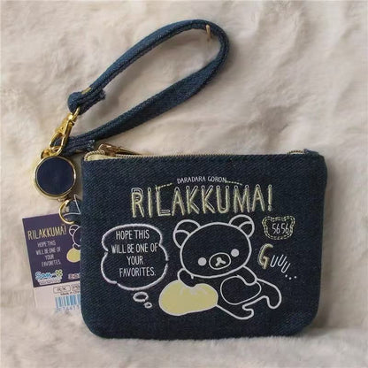 Rilakkuma｜Kurashiki Denim House Reel Pass Case