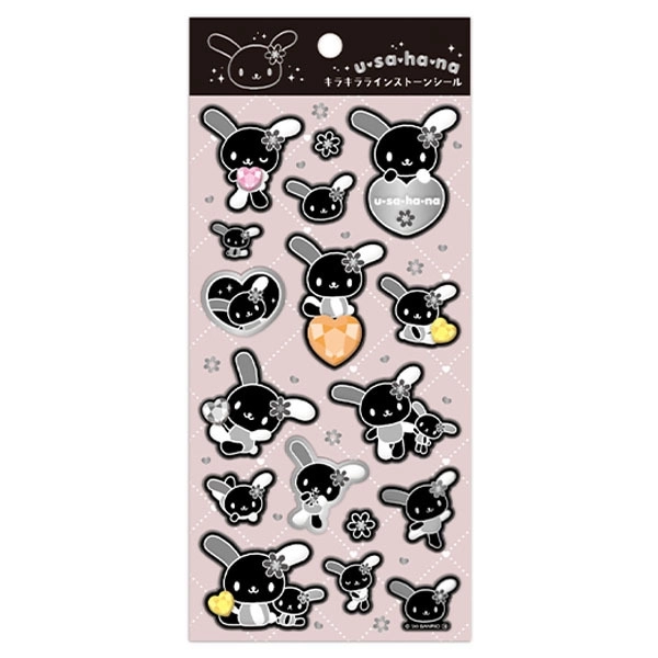 Sanrio｜Glitter Rhinestone Stickers｜H200 ×W90mm approx.