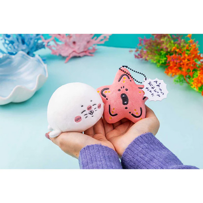 Nagano｜Characters Nagano Aquarium Mascot Holder/plush keychain｜H115 x W120 x D80mm approx.