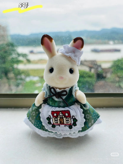 SylvanianFamilies｜CHOCOLATE RABBIT HOME EMBROIDERY Calico Critters Epoch