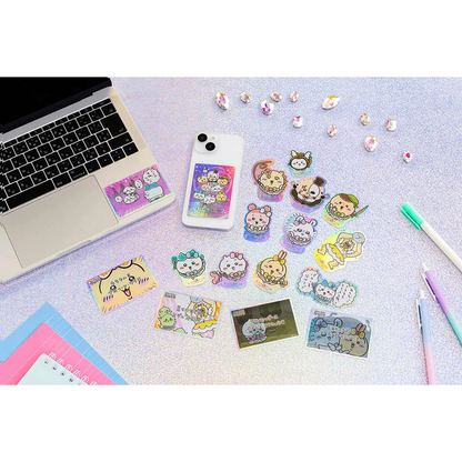 Chiikawa 吉伊卡哇｜超魔法少女/小魔仙系列大张镭射偏光闪闪贴纸/手机贴/行李箱贴