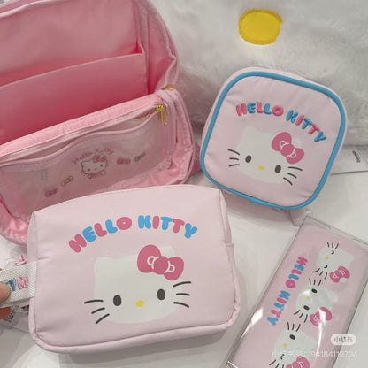 Sanrio｜Square Pouch - New Life 2025｜12.5×6×12.7cm approx.