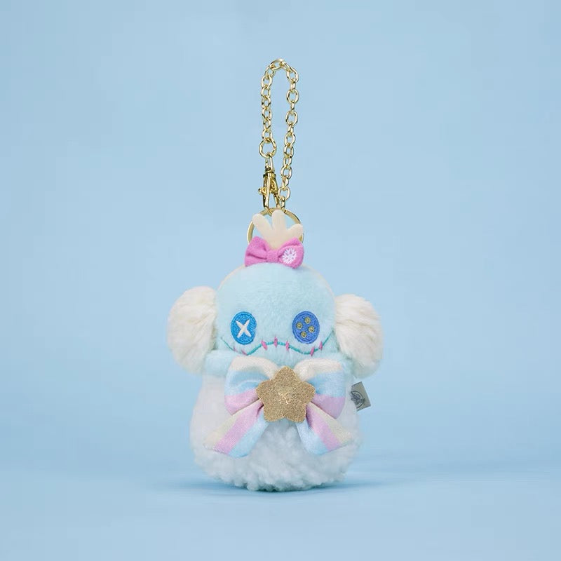 Disney SH｜冬日限定Stitch史迪奇雪人系列抱礼物袋毛绒玩偶挂件/包挂