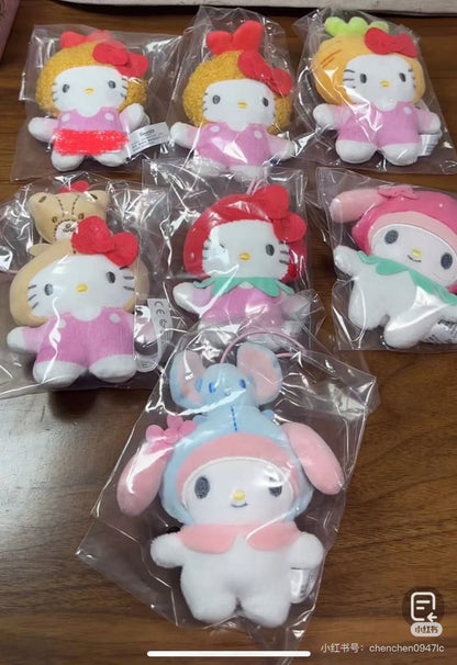 【limit 2】Sanrio｜My Deco Bag My Melody Dress Up Plush Keychain mystery bag/blind box/All 10 types｜1pcs