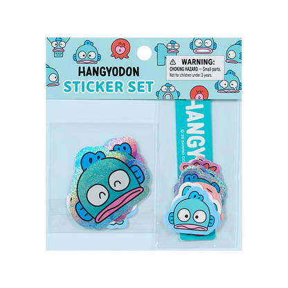 Sanrio｜Hangyodon &amp; Bad Badtz-Maru Funny Face Design Sticker Set｜22 piece