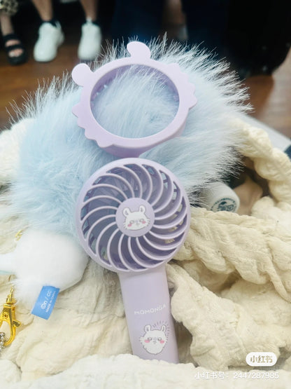 Chiikawa 吉伊卡哇｜便携式/手持/挂脖USB充电电风扇｜约 H140 x W63 x D38mm