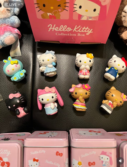 Sanrio｜HELLO KITTY TIN BOX WITH RANDOM FIGURE/ Blind Box All 8 types｜1pc