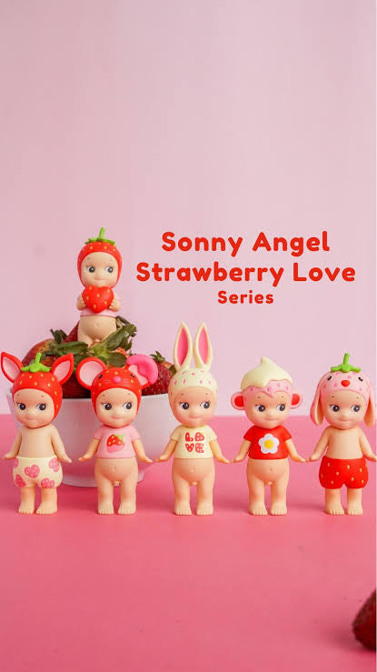 Sonny Angel Strawberry Love Series Mini Figure mystery bag/blind box/All 6 types｜1pcs
