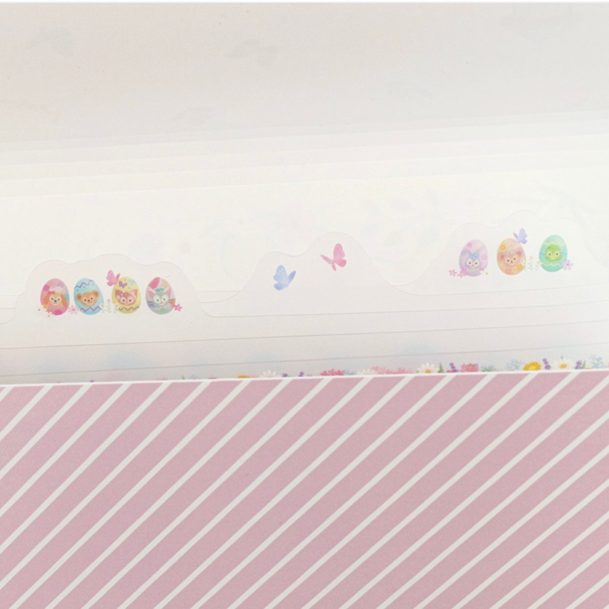 Disney迪士尼｜2024东迪春日复活节限定多卡位文件夹/图案内页/图案书签｜約纵24×奥行3×横さ32cm