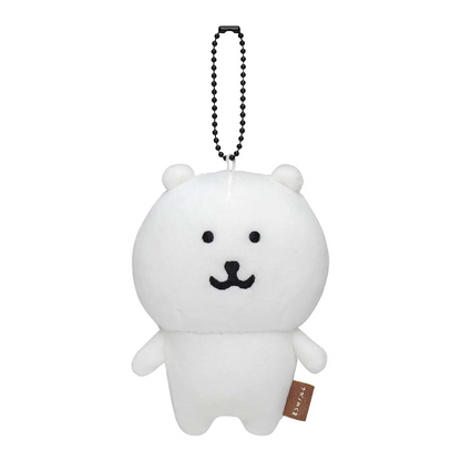 Nagano自嘲熊｜ Kumapachi Mascot (Normal Okao)/keychain白熊毛绒玩偶挂件/包挂｜约 H105 x W80 x D65mm
