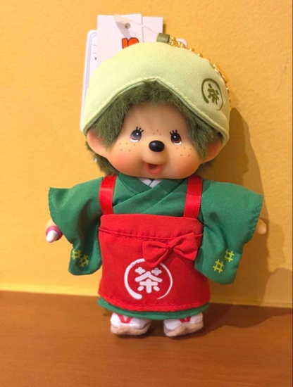 【limit 1】Monchhichi｜Kyoto Arashiyama Matcha Mascot Holder /Plush Keychain