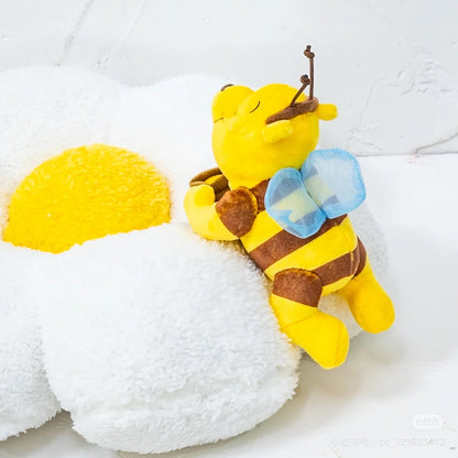 Disney｜2024 HONEY DAY Winnie the Pooh Cushion蜜蜂维尼花花抱枕/坐垫｜約縦37×横36×厚み16(cm)