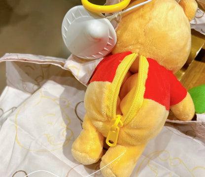 Disney SH｜winnie the pooh噗噗公仔环保袋挂件