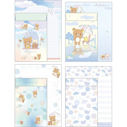 Rilakkuma｜Rainy Day to Sunny Letter Writing Set｜190×142mm approx.