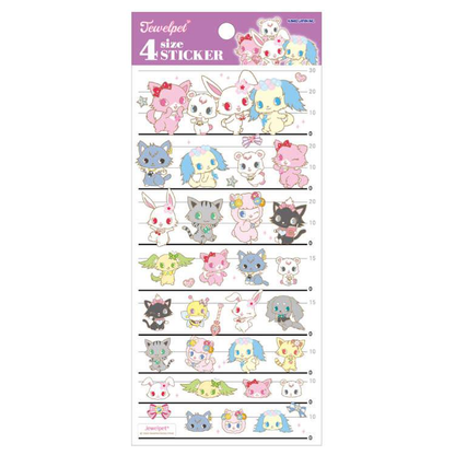 Sanrio｜4-Size Stickers｜H205 x W95 x D2mm approx.