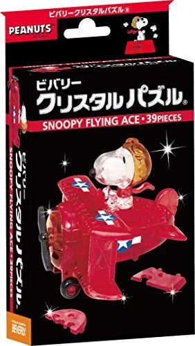 Snoopy｜Beverly Crystal 3D Puzzle Flying Ace｜ 95×175×48mm  approx.