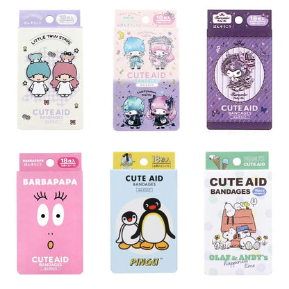 Sanrio｜Adhesive Bandage｜18 sheets