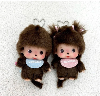 【limit 1】Monchhichi｜Big Face Bebichhichi Mascot Holder /Plush Keychain｜  9.7 x 5.8 x 4.7 cm approx.