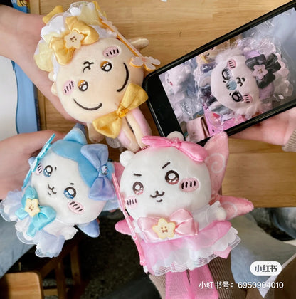 【限购1】Chiikawa 吉伊卡哇｜Mascot Holder -Super Magical Chiikawa Power Up二代超魔法少女/小魔仙限定毛绒玩偶挂件/包挂｜約H180×W145×D70mm