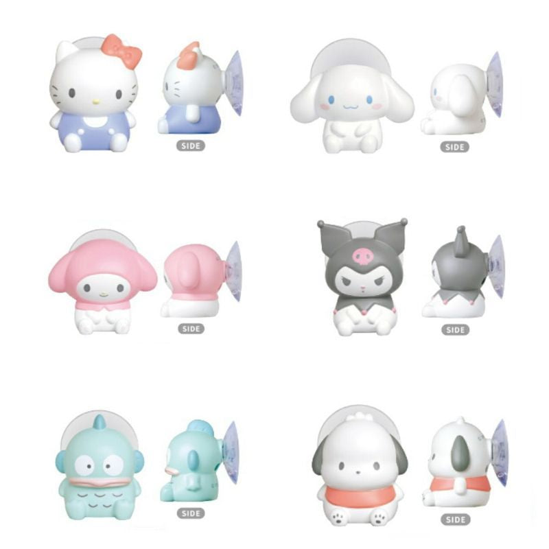 Sanrio｜Characters Mascot Toothbrush Holder with Suction Cup｜W47 x H44 x D30 mm approx.