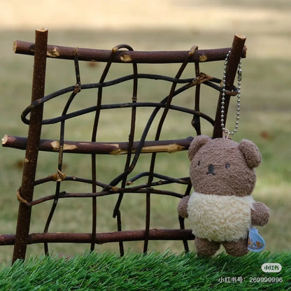 Miffy米菲｜米菲/鲍里斯熊卷毛毛绒挂/挂件｜约W70×H100×D35mm
