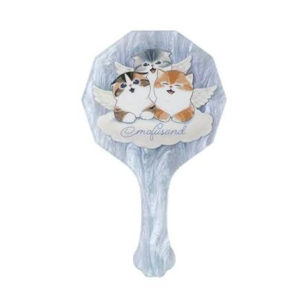 Mofusand｜Cupid &amp; Angel Cat Nyan Hand Mirror｜110×65mm approx