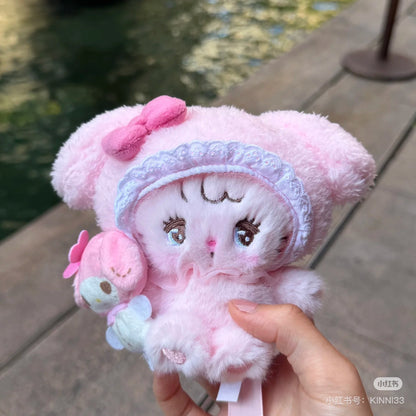 Sanrio｜Mikko Illustrations Characters Mascot Holder /Plush Keychain｜12cm W x 8.5cm D x 13cm H approx.