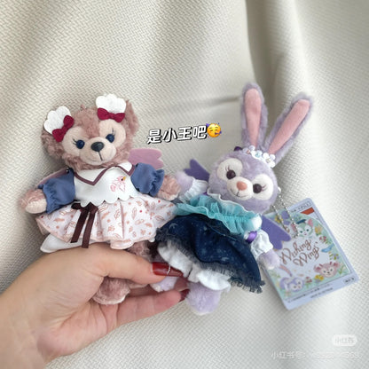 【limit 1】Disney｜Duffy &amp; Friends&quot;Wishing Wings&quot; Collection Standing Mascot Holder /Plush Keychain