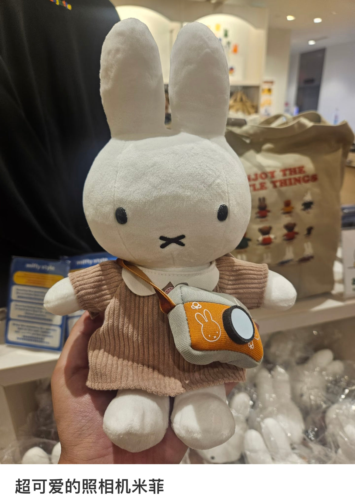 Miffy｜Camera Plush Dolls/Plush Toy｜W18 x H29 x D10 (cm) approx.