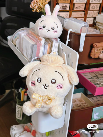 Chiikawa 吉伊卡哇｜Sitting Plush Toy /Tokyo Souvenirs贝雷帽可爱坐姿毛绒公仔/玩偶｜约H180×W120×D110mm