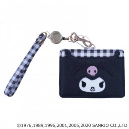 Sanrio｜皮质十字纹可伸缩多卡位卡包