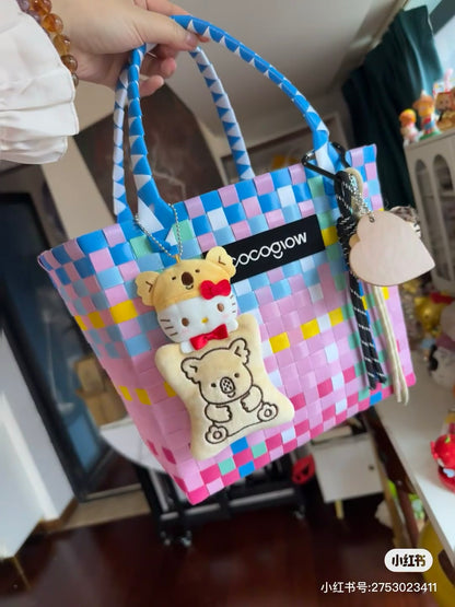【limit 1】Sanrio｜Lotte Biscuit Collection Mascot Porch /Plush Keychain