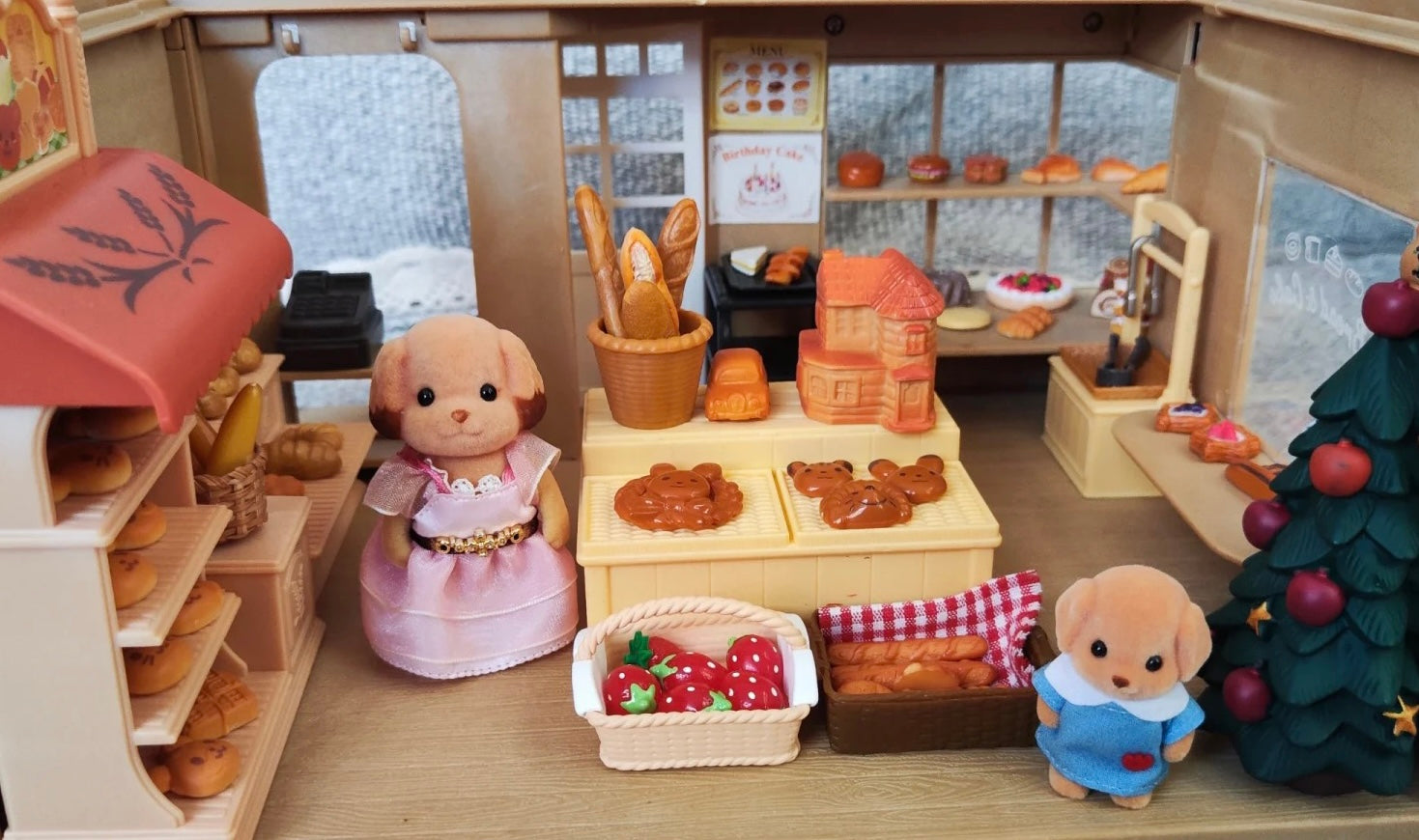 SylvanianFamilies森贝儿家族｜Town Toy Poodle 小镇贵宾犬姐姐包包帽子站宝/套组/玩具/过家家