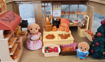 SylvanianFamilies森贝儿家族｜Town Toy Poodle 小镇贵宾犬姐姐包包帽子站宝/套组/玩具/过家家