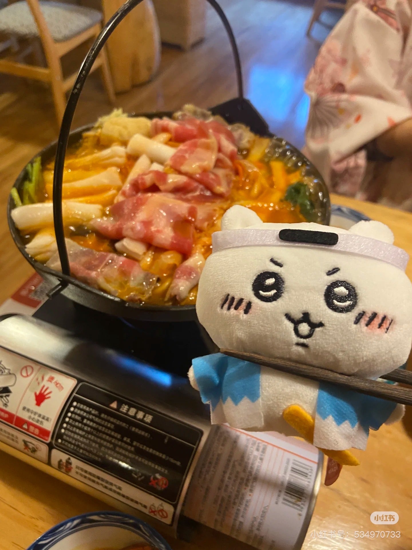 Chiikawa 吉伊卡哇｜京都新选组限定毛绒挂件｜約H90×W180ｍｍ