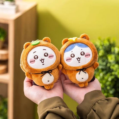 chiikawa｜ Tanuki Damon plush keychain