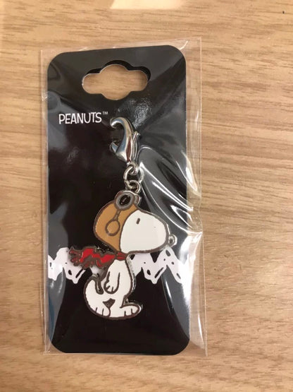 Snoopy史努比｜Peanuts Metal Charm Keychain可爱服装合金钥匙扣挂件/包挂｜约H7.5×W3.5×D0.3cm
