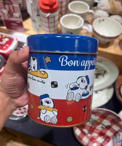 Snoopy史努比｜PEANUTS x Afternoon Tea下午茶联名巴黎铁塔系列铁罐曲奇饼干小礼盒【24.12】