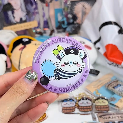 Chiikawa 吉伊卡哇｜台场冒险王系列海盗吧唧徽章盲盒/全七种｜1枚入