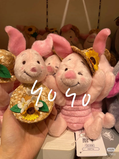 Disney｜2024 Winnie the Pooh草帽系列公仔｜約高さ26×幅14.5×奥行き18cm