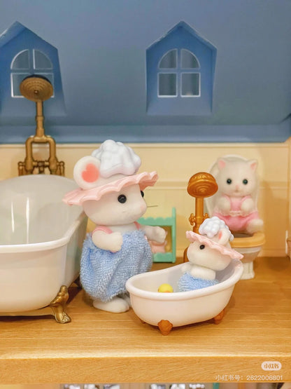SylvanianFamilies森贝儿家族｜bath and shower set浴缸和淋浴套组/玩具/过家家5739