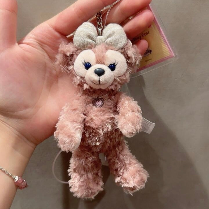 Disney迪士尼｜ShellieMay雪莉玫/玫玫爱心项链站姿毛绒玩偶挂件/包挂