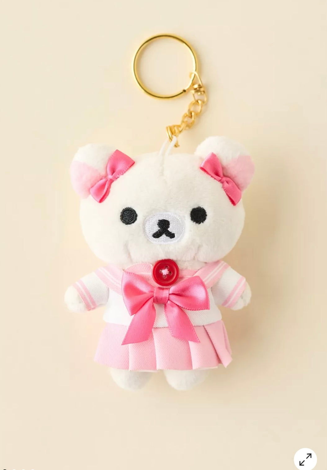 Rilakkuma｜JK style School Uniform keychain blind box/All 4 types｜1pcs